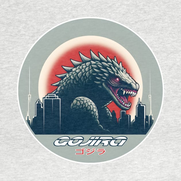 Gojira - ゴジラ by My Geeky Tees - T-Shirt Designs